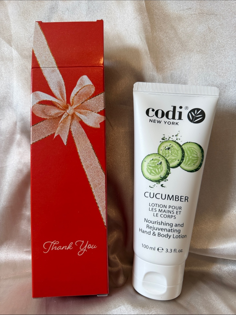 NIB Codi New York Cucumber Nourishing Hand & Body Lotion - White/Green